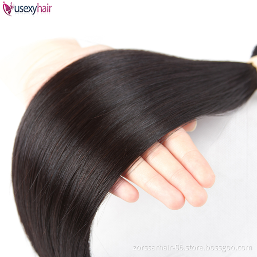10A Grade Remy Human Hair Vendors Raw Virgin Cuticle Aligned Hair Bundles Brazilian Mink 8-40inch Natural Black Package Customed